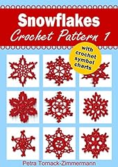 Snowflakes crochet pattern for sale  Delivered anywhere in UK