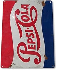 Tin sign pepsi for sale  Delivered anywhere in USA 