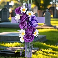 Memobloom cross cemetery for sale  Delivered anywhere in USA 