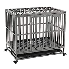 KELIXU Heavy Duty Dog Crate Large Dog cage Dog Kennels for sale  Delivered anywhere in UK