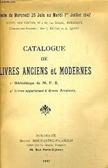 Catalogue livres anciens d'occasion  Livré partout en France