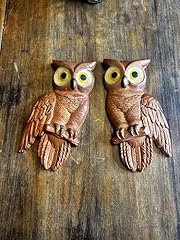 Vintage chalkware owl for sale  Delivered anywhere in USA 