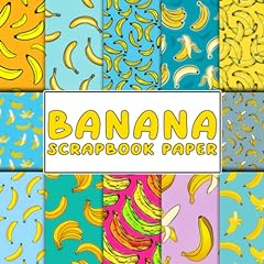 Banana scrapbook paper for sale  Delivered anywhere in USA 