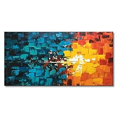 Hand Painted Abstract Oil Painting on Canvas Modern for sale  Delivered anywhere in Canada