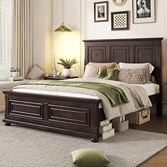 Wood king bed for sale  Delivered anywhere in USA 