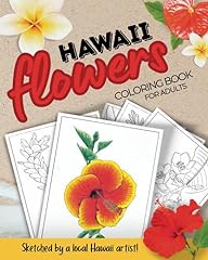 Hawaii flowers coloring for sale  Delivered anywhere in USA 
