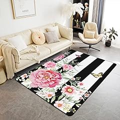 Pink floral rug for sale  Delivered anywhere in USA 