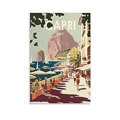 Capri italy poster d'occasion  Livré partout en France