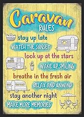 Caravan rules metal for sale  Delivered anywhere in UK