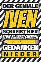 Notizbuch liniert iven gebraucht kaufen  Wird an jeden Ort in Deutschland