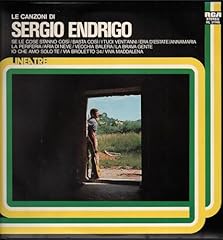 Sergio endrigo canzoni usato  Spedito ovunque in Italia 