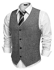 Coofandy men herringbone for sale  Delivered anywhere in USA 