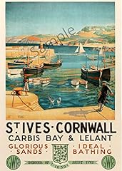 Vintage railway poster for sale  Delivered anywhere in UK