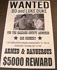 Dukes hazzard wanted for sale  Delivered anywhere in USA 