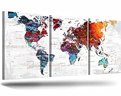 Map wall art for sale  Delivered anywhere in USA 