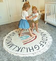 Round abc rug for sale  Delivered anywhere in USA 