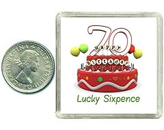 70th birthday lucky for sale  Delivered anywhere in UK