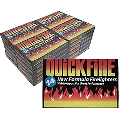 Packs quickfire firelighters for sale  Delivered anywhere in UK