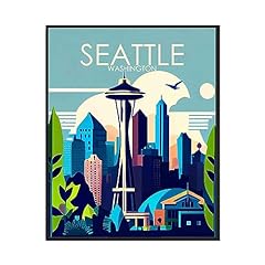 Seattle poster art for sale  Delivered anywhere in USA 