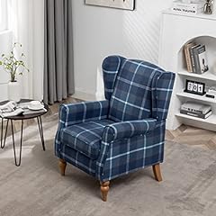 Azrbopo wingback tartan for sale  Delivered anywhere in UK
