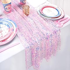 Pink table runner for sale  Delivered anywhere in USA 