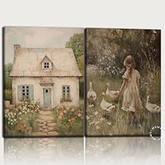 2pcs pastoral scenery for sale  Delivered anywhere in USA 