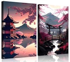 2pcs japanese canvas for sale  Delivered anywhere in USA 