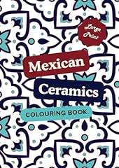 Mexican ceramics colouring for sale  Delivered anywhere in UK