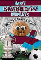 Burnley birthday card for sale  Delivered anywhere in UK