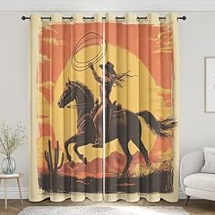 Western cowboy curtains for sale  Delivered anywhere in USA 