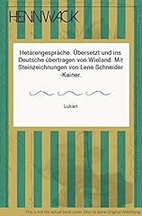 Hetärengespräche übersetzt  gebraucht kaufen  Wird an jeden Ort in Deutschland
