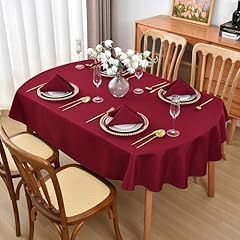 Viiamacki burgundy oval for sale  Delivered anywhere in UK