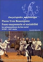 Franc maçonnerie sociabilité d'occasion  Livré partout en France