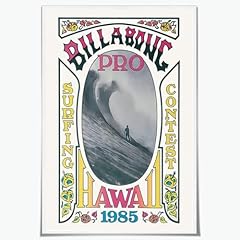 Vintage surfing poster for sale  Delivered anywhere in USA 
