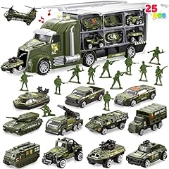 Used, JOYIN 14 in 1 Die-cast Military Truck Army Vehicle for sale  Delivered anywhere in UK