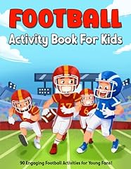 Football activity book for sale  Delivered anywhere in USA 
