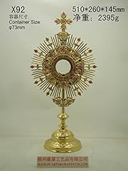 Ornate brass monstrance for sale  Delivered anywhere in USA 