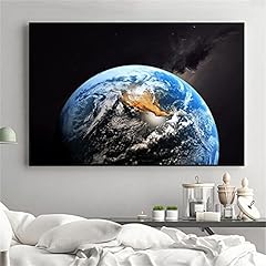 Used, Art Wall Galaxy Stars Astronaut Planet Hole Space Canvas for sale  Delivered anywhere in Canada