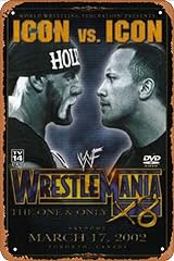Wrestlemania tin sign for sale  Delivered anywhere in USA 