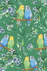 Floral budgie notebook for sale  Delivered anywhere in USA 