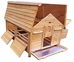 Eggshell EXTRA LARGE CHICKEN COOP HEN HOUSE POULTRY, used for sale  Delivered anywhere in UK