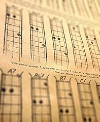 Gitty chords poster for sale  Delivered anywhere in USA 