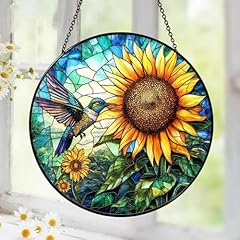 Hummingbird stained glass for sale  Delivered anywhere in USA 