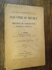 Industrie meuble. principes d'occasion  Livré partout en France