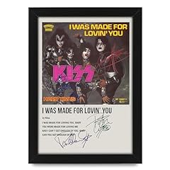 Kiss signed poster for sale  Delivered anywhere in UK