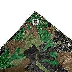 Waterproof camouflage tarpauli for sale  Delivered anywhere in Ireland