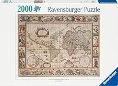 Ravensburger puzzle mappamondo usato  Spedito ovunque in Italia 