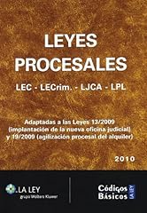 Leyes procesales lec d'occasion  Livré partout en France