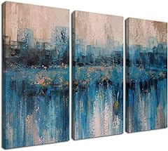Canvas Wall Art Prints Abstract Textured Cityscape for sale  Delivered anywhere in Canada