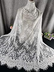 Lace fabric embroidery for sale  Delivered anywhere in UK